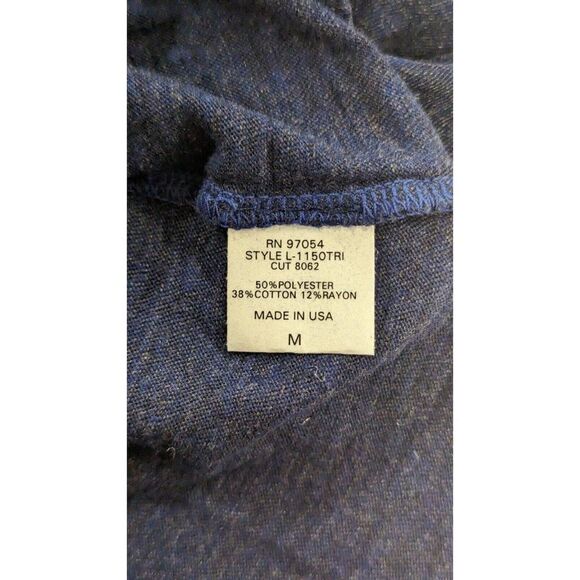 Lanston Womens Size Medium Navy Short Sleeve V-Neck Ruched Midi T-Shirt Dress - Picture 9 of 10